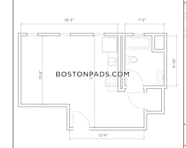 Allston 0 Bed 1 Bath BOSTON Boston - $2,300