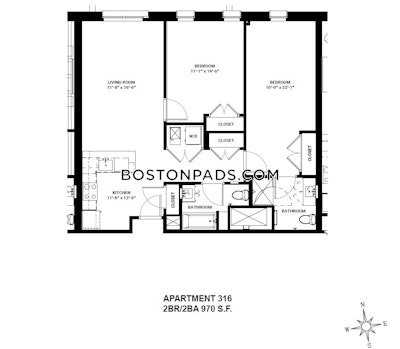 Allston 2 Bed 2 Bath BOSTON Boston - $5,000 No Fee